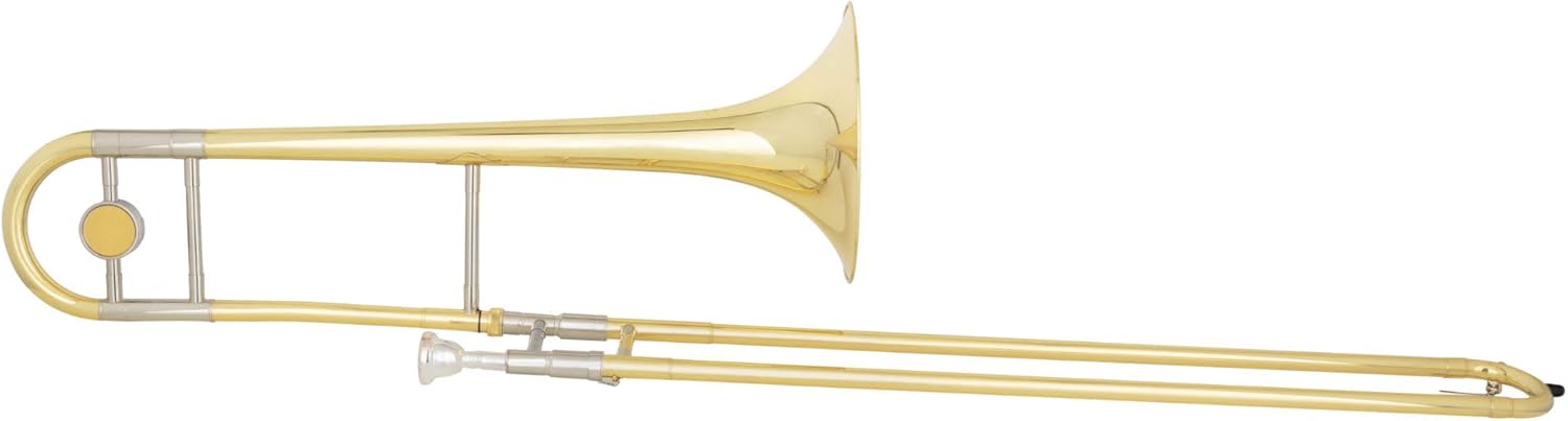 Classic Cantabile TP-42 Trombone Tenore - Accordatura Bb - Ottone - Coulisse Interna in Nichelargento - Inclusi Custodia, Bocchino e Panno per la Pulizia