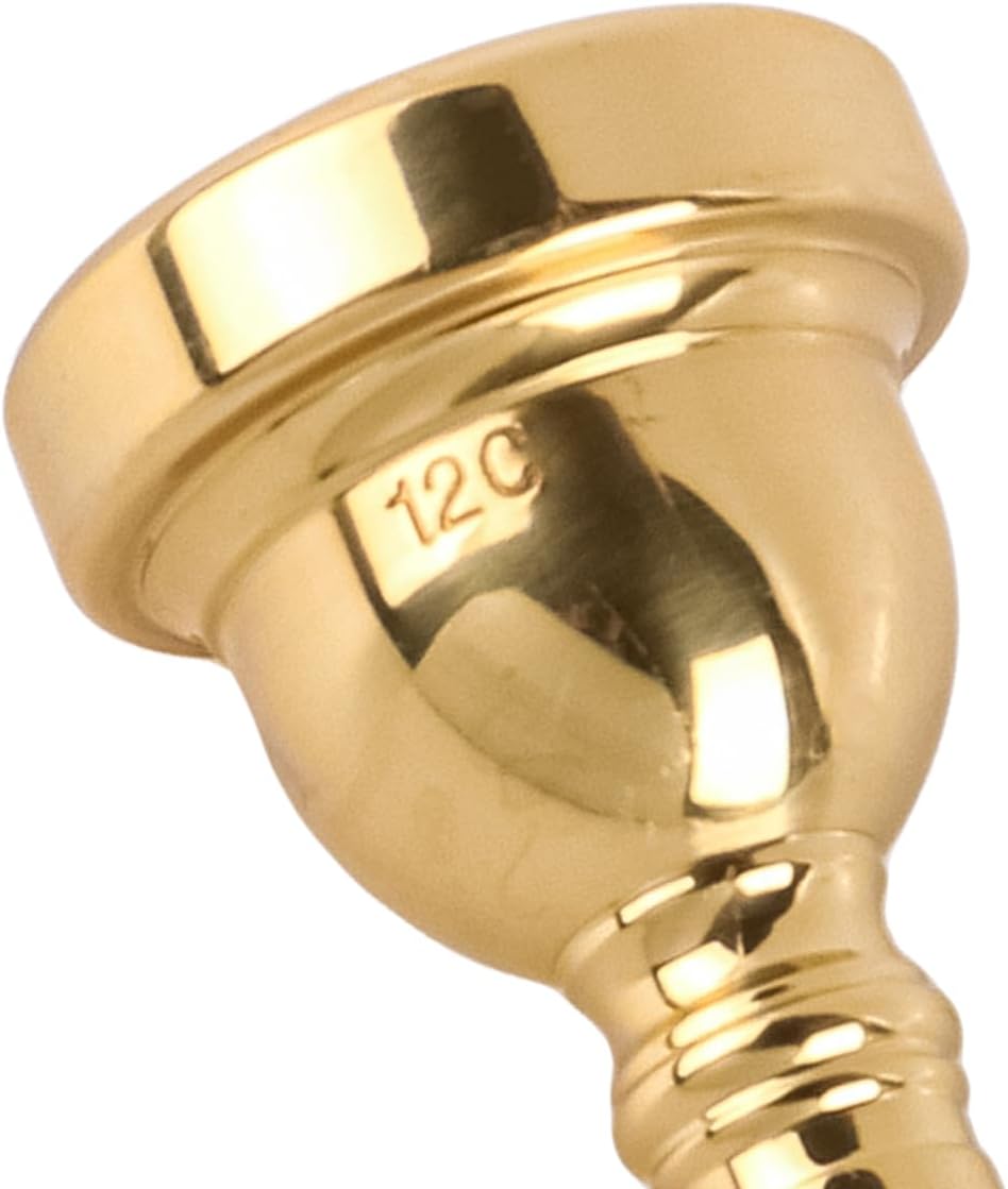 VOANZO Bocchino per Trombone Contralto Bocchino in Rame 6.5AL (Placcato Oro) Accessorio per Strumento in Ottone di Alta qualità per Trombone Contralto