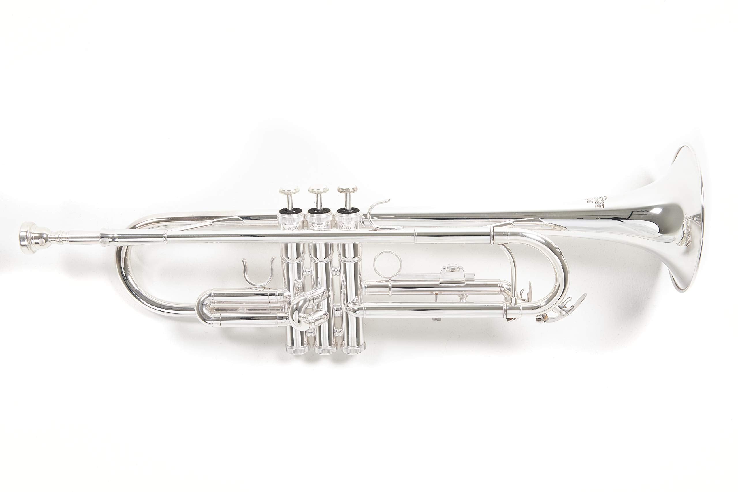 Roy Benson Bb-Trumpet TR-101 (progettato professionalmente con alesaggio ML, con leadpipe in ottone dorato, custodia rettangolare leggera inclusa, con set di zaini)