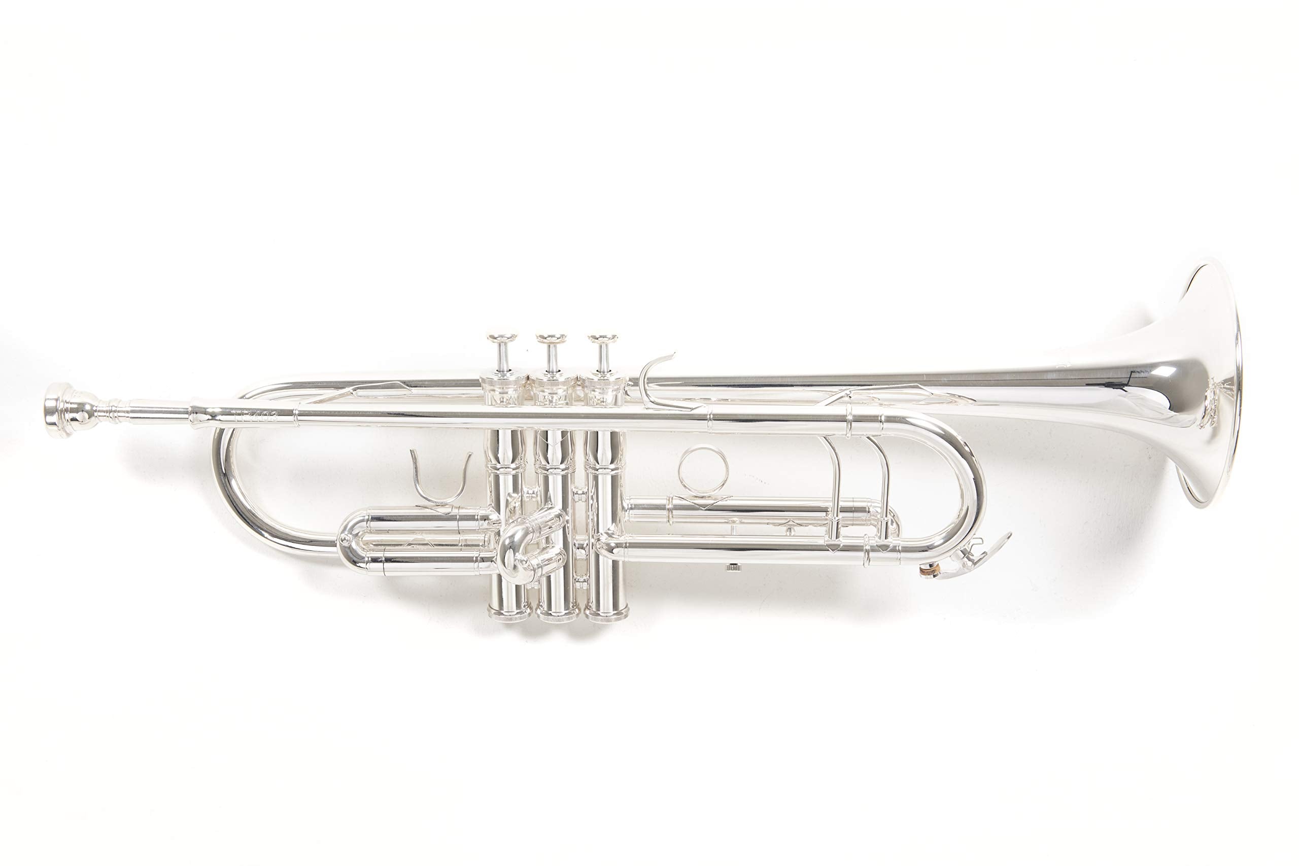 Roy Benson Bb-Trumpet TR-101 (progettato professionalmente con alesaggio ML, con leadpipe in ottone dorato, custodia rettangolare leggera inclusa, con set di zaini)