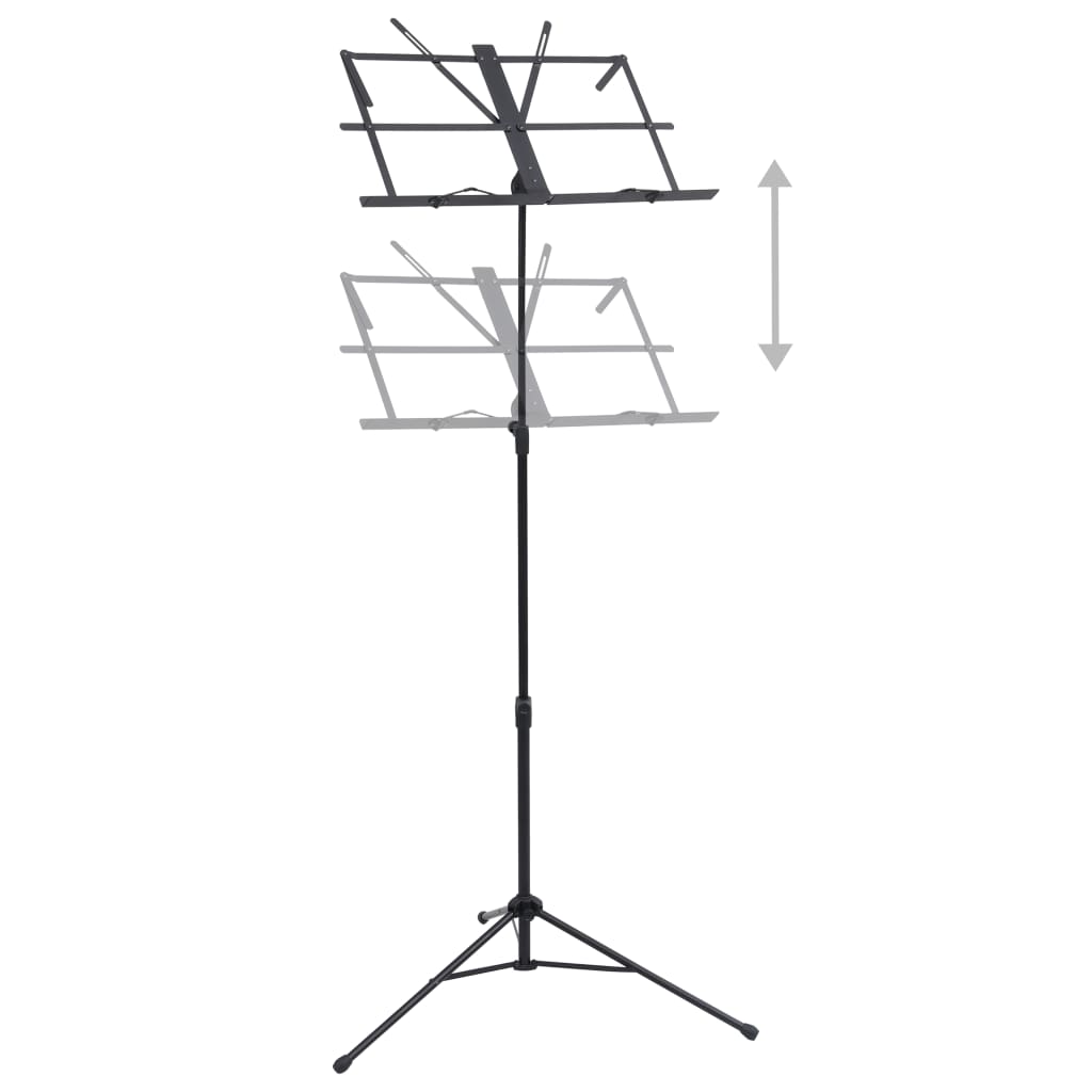 NNEVL Music Book Stand Black Steel
