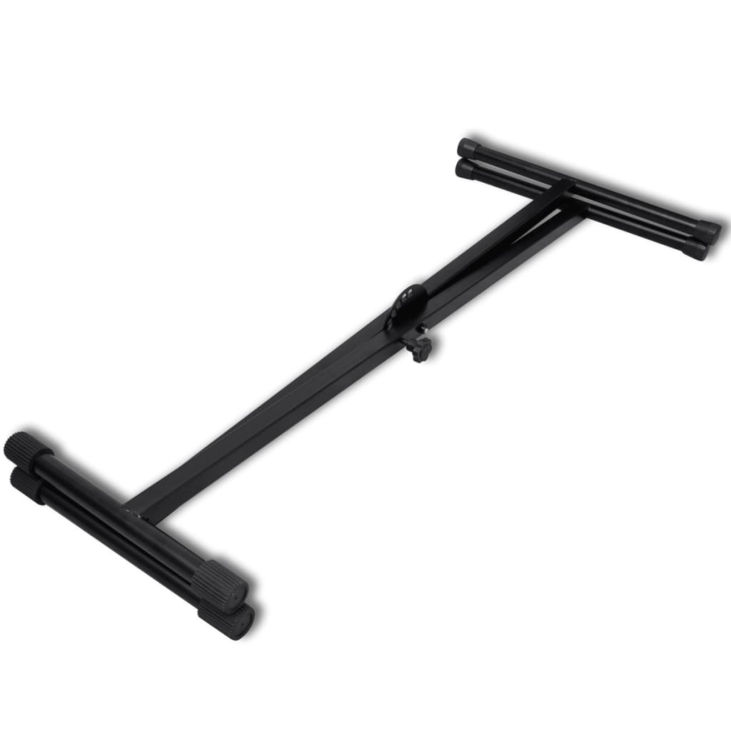 NNEVL Adjustable Single Braced Keyboard Stand X-Frame
