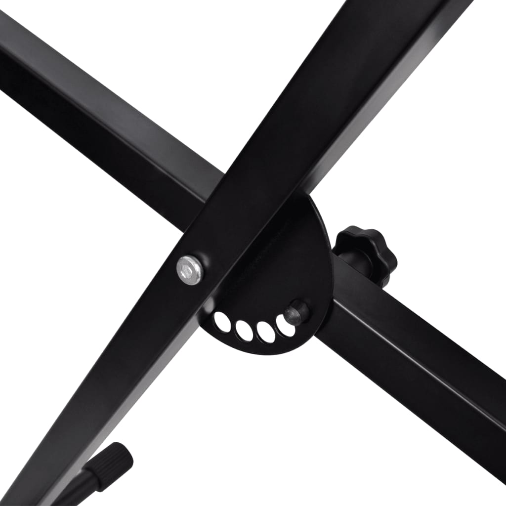 NNEVL Adjustable Single Braced Keyboard Stand X-Frame