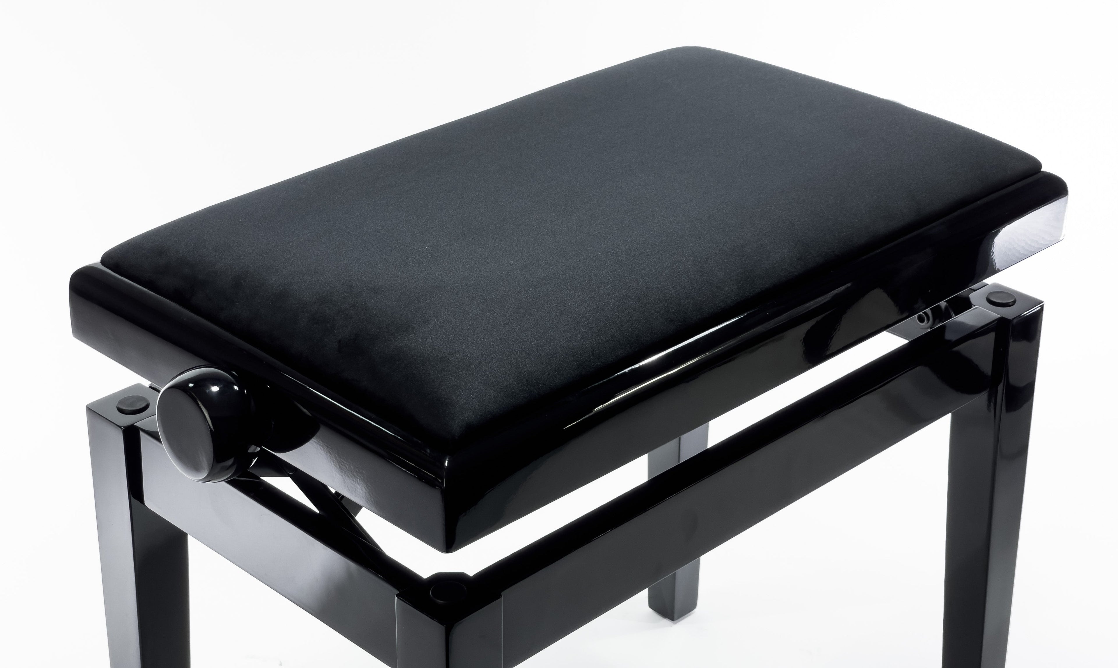 BandMate PB200 Piano Bench Deluxe (High Gloss Black)