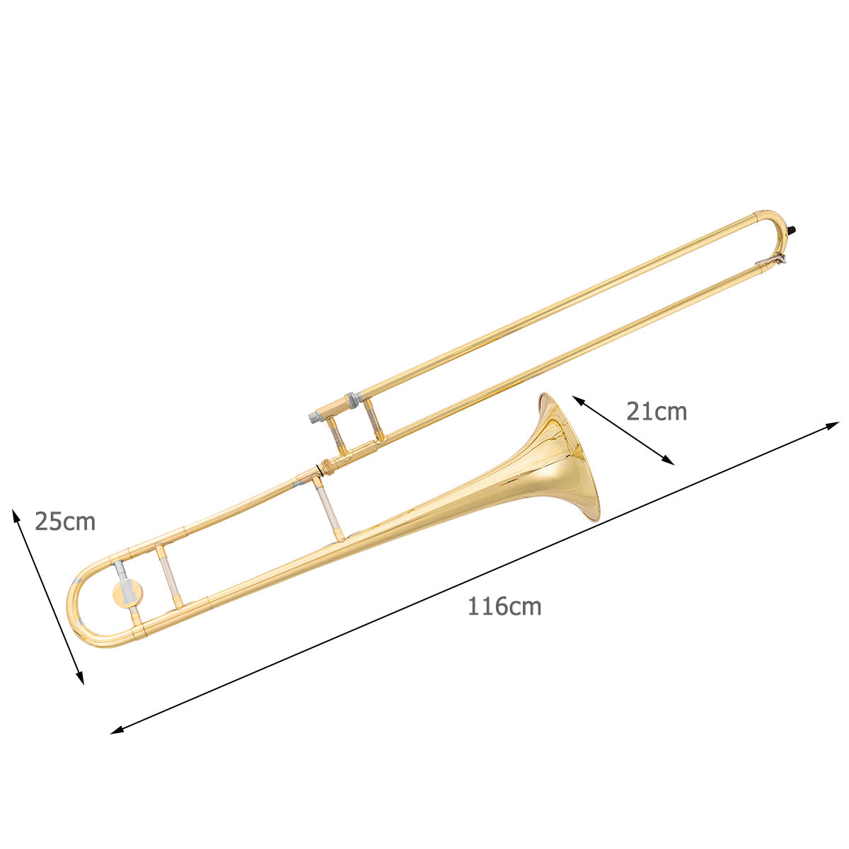 NNECW Portable Gold Brass Made Musical Instrument For Kids