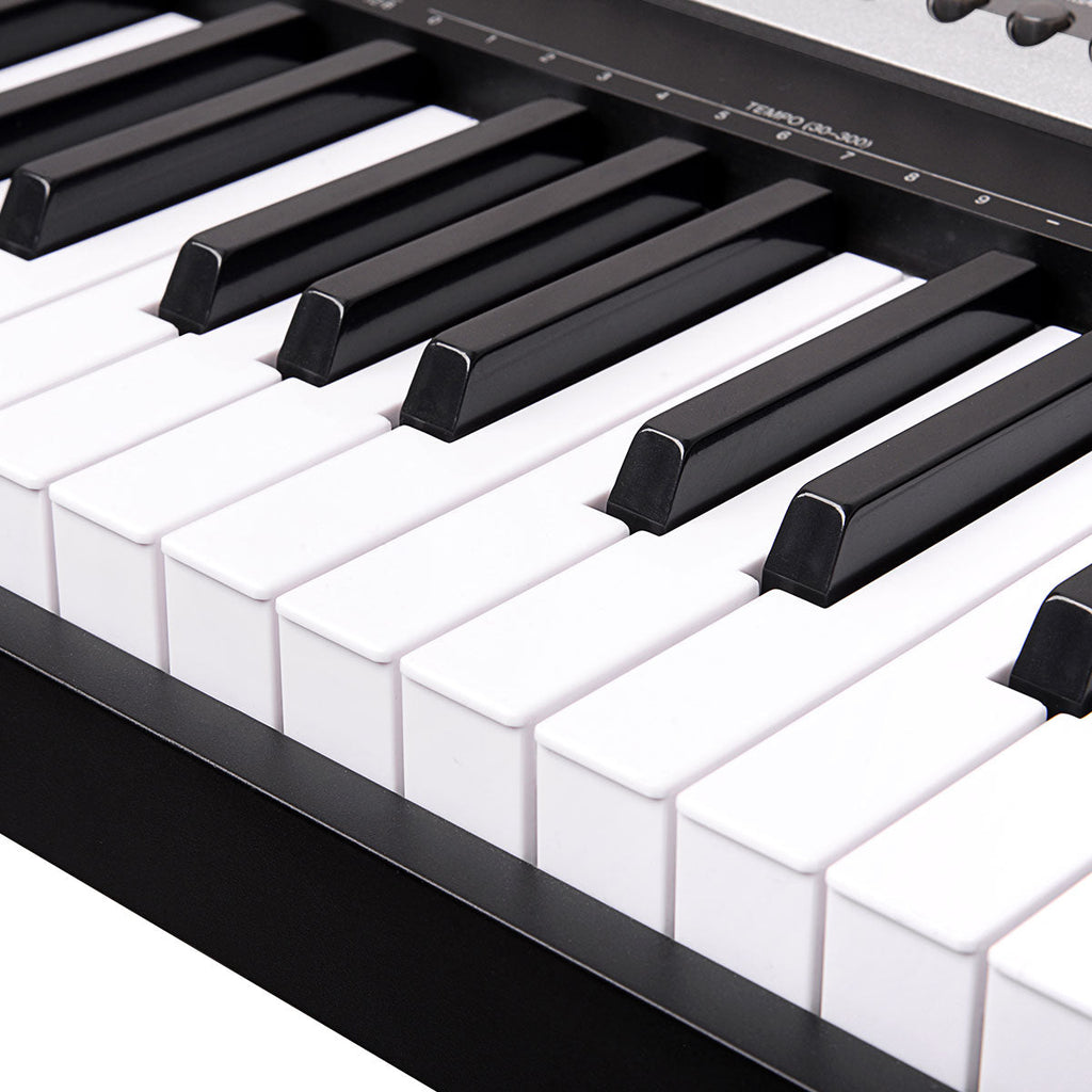 NNEDPE Karrera 88 Keys Electronic Keyboard Piano with Stand Black